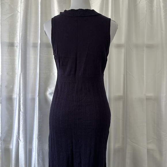 Calvin Klein Sleeveless Sweater Dress- Navy - Picture 7 of 12